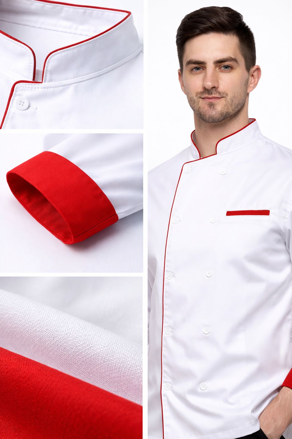 Logolu aşçı ceketleri
