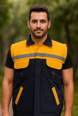 7x7 Kanvas Kapitoneli İş Montu – Dayanıklı, Rahat ve Profesyonel Kullanım İçin