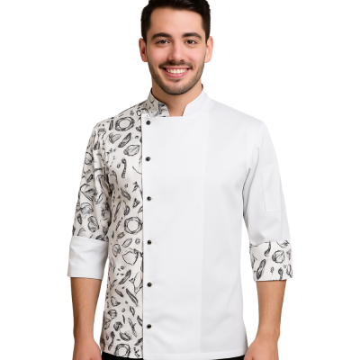 Erkek Şef Ceketi Chef Garnili,Model 658 | Özgün Üniforma