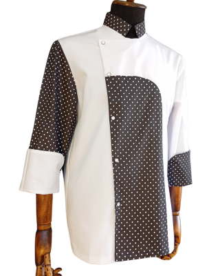 Puantiyeli Detaylı Şef Ceketi – Modern Ve Şık Tasarım | Unisex Model