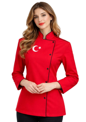 Türkiyem Model Kadın Aşçı Ceketi